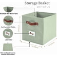 thumbnail image 3 of Storage Basket xx Baskets Storage Organization Bins with Labels (Kallax/ ), 3 of 9