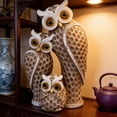 thumbnail image 6 of Owl Figurines Home Decor Cute Family of Three Owl Statues Decor for Shelf Gifts Decoration for Birds Lovers Home,Office, Bookself, 6 of 6