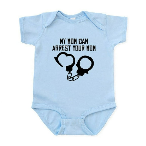 CafePress - My Mom Can Arrest Your Mom Body Suit - Baby Light Bodysuit, Size Newborn - 24 Months
