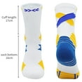 thumbnail image 3 of Sunbona Youth High Top Basketball Socks For Kids Athletic Crew Socks With Arch Support And Cushioned Sole For Sports, 3 of 5