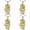 Gold 4PCS, variant on Creative Basketball Hoop Pendant Necklace European And Hip Hop Style Sports Jewelry