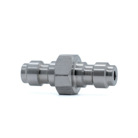 TUXING Universal 8mm Foster Paintball Airsoft Air Gun PCP Both End Male Quick Disconnect Adaptor Stainless Steel Double Male Fill Nipple