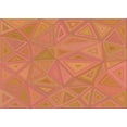 thumbnail image 1 of Ahgly Company Tapis d'Intérieur Lavables en Machine, Rectangle, Zone Orange, 6' x 9', 1 of 7