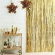 thumbnail image 2 of Paquete de 2 cortinas de aluminio con flecos y oropel metálico plateado para cumpleaños, bodas, baby showers, fiestas de discoteca, 2 of 5