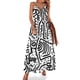 thumbnail image 1 of Vestido sin mangas en blanco y negro con grafiti de Love Street Art, moda femenina, ropa de mujer, novedades, 1 of 7