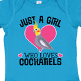 thumbnail image 4 of Inktastic Cockatiel Just a Girl Who Loves Girls Baby Bodysuit, 4 of 5