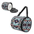 thumbnail image 7 of SEANATIVE Aztec Ethnic Toilet Paper Holder Geometric Print Round Tissue Organizer Bag with Adjustable Strap Washable Hanging Paper Towel Dispenser Cover Refrigerator Tissue Holder, 7 of 7