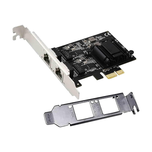 Tarjeta de red PCIE Gigabit CUTICAT de doble puerto adaptador Ethernet 1000M