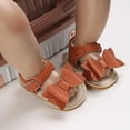 thumbnail image 6 of HUANBAI Spring And Summer Children Baby Toddler Shoes Boys And Girls Sandals Solid Color Bow Buckle Open Toe Cute And Comfortable 6, 6 of 9