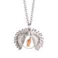 thumbnail image 1 of Geste Synthèse Trikeros Expression Tournesol Collier Pendentif Médaillon Bijoux, 1 of 3