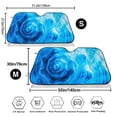 thumbnail image 3 of Daiia Blue Shell Windshield Sun Shade for Car SUV Truck (Small ), Car Sun Shade Windshield, Car Shades for Front Windows, Sunshade for Car Windshield, 3 of 7