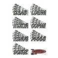 thumbnail image 2 of Hardline Products Series 400 Factory Matched 3-Inch Boat & PWC Registration Number Kit - White/Black, 2 of 3