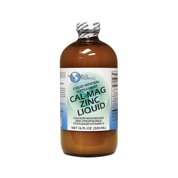 World Organic CalMag Zinc Liquid 16 fl oz Liquid.