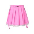 thumbnail image 1 of Gupgi Jupe Plissée Mini pour Femmes Style Punk Taille Haute Jupes de Couleur Unie, 1 of 6