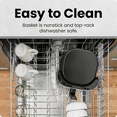 thumbnail image 6 of 4 Quart Compact Air Fryer with Hi-Fry Technology Easy-View Window Touch Controls and 4 Presets, 6 of 6