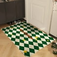 thumbnail image 4 of Steadline Christmas Doormat Christmas Checkered Pattern PVC Doormat with Layered Design for Outdoor Indoor Use Front Porch Entryway Decor Holiday Home Decoration and Festive Celebration, 4 of 6