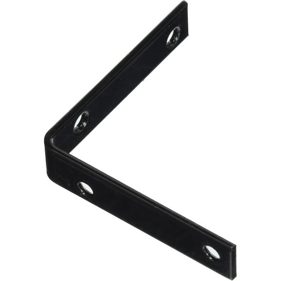 Stanley Hardware N266-484 Black 90 Degree Corner Brace, 3.50 x 0.75