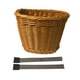 thumbnail image 4 of Cesta de bicicleta infantil con correas para bicicletas infantiles, Marrón, 4 of 8
