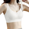 thumbnail image 1 of Brasier sin Varillas Mujer Sujetador Push up de Látex sin Costuras para Mujer, Talla Pequeña, Talla Grande, con Tiras de Gelatina, Soporte Suave, Cómodo, Malla Transpirable, Copa Fija. Grande, 1 of 5
