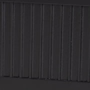 Baxton Studio Primrose Mid-Century Canopy Bed, King, Black