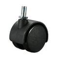thumbnail image 3 of Uxcell Black Furniture Casters 1.5 Inch Nylon M8 x 15mm Threaded Stem Swivel Caster Wheel For Desk, 3 of 3