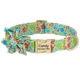 thumbnail image 2 of Pet Artist Personalized Nylon Dog Collar Cute Flower Printed Puppy Pet Name Free Custom ID, 2 of 14