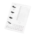 thumbnail image 1 of Paleta para extensiones de pestañas, soporte para pestañas, bandeja para pestañas postizas, paleta para pestañas transparente, 1 of 9