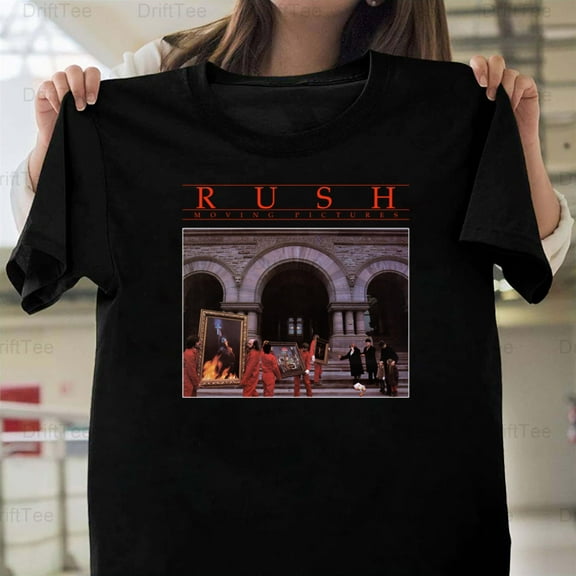 Rush Moving Pictures Vintage Retro Music Prog Rock Band Album Art Tom T-Shirt Unisex, up to 5XL