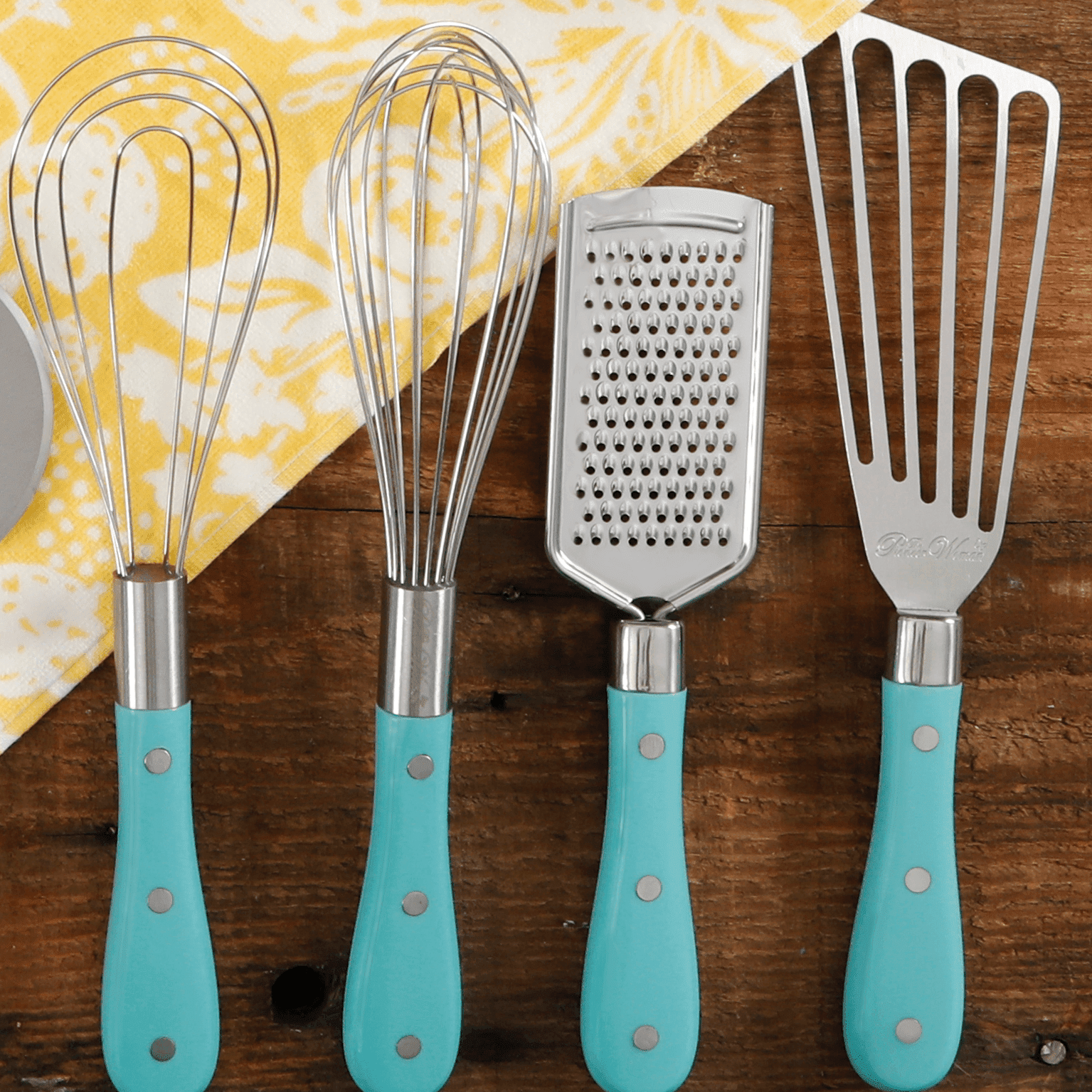 The Pioneer Woman Frontier Collection 15 Piece All-in-One Tool and Gadget  Set, Linen Kitchen Utensils Utensil Set - AliExpress