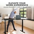 thumbnail image 3 of Rise Up Premium Electric Standing Desk 60x30”| Dual Motor Adjustable Height Sit Stand Computer Desk for Home Office | Ergonomic Motorized Desk with Memory Presets, Anti-Collision, and Steel Frame, 3 of 8