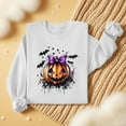 thumbnail image 6 of Bovxnpu Womens Oversized Sweatshirts, Halloween Day Sweatshirts for Women Fleece Crewneck Sweaters Casual Tops Comfy Fall Fashion Outs Winter Clothes, 6 of 8