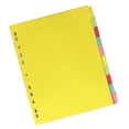 thumbnail image 1 of MesaSe 12 Pcs Binder Dividers with Tabs Color Sort Paper Colored, 1 of 8