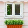 thumbnail image 5 of Artificial Plants Outdoor Fake Wheat Grass Flowers Artificial Greenery Stems Faux Plastic Plants Shrubs UV Resistant for Patio Garden Porch Home Window Box Decor (Green), 5 of 5