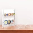 thumbnail image 3 of Transparent Acrylic Round Coin Storage Box Badge Collection Display Cabinet For 40mm Coin Home Storage Accessories, 3 of 11