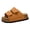 Brown, variant on Boys Girls Platform Slippers Double Strap Open Toe Non Slip Comfortable Cushioned Casual Summer Beach Shoes