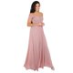 thumbnail image 1 of Krisp - Vestido Largo Maxi Múltiples Direcciones para Mujer (Rosa Oscuro), 1 of 2