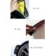 thumbnail image 5 of 2 pares de pegatinas decorativas de ventilación lateral para coche, cubierta Universal para guardabarros, embellecedor de parachoques, rejillas de capó, Exterior de carbono, negro brillante, 5 of 5