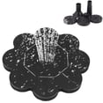 thumbnail image 1 of Solar Fountain Pump Flower Shape Solar Powered Birdbath Fountain Pump with 4 Water Spray Effects Garden Water Pump Outdoor Water Feature for Small Pond Pool and Fish Tank, 1 of 11