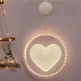 thumbnail image 3 of Lámpara de noche 3D para San Valentín, ideal como regalo o decoración de pared. Adorno con luz nocturna 3D. Corazón 16cm, 3 of 9