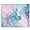 Blue Pink Marble-10.2"x8.7", variant on Mouse Pad, Round Mandala Mouse Mat, Small Circular Mousepad with Designs, Non-Slip Rubber Print Mouse Mat with Stitched Edges, Cue Office Mouse Pad for Women and Girls, 7.9 x 7.9 Inch, Yellow