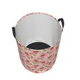 thumbnail image 2 of KLL Floral Mugs And Strawberries Waterproof Foldable Laundry Hamper Bucket with Handles for Storage Bin,Kids Room,Home Organizer (Medium ), 2 of 7
