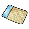 thumbnail image 1 of Popular Home Essentials, Summer Pet Mat with Pillow Breathable Pad for Dogs Cats Comfortable Bed for Small/Medium Indoor Outdoor Use To Keep Cool In Hot Weather, 1 of 9