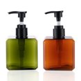 thumbnail image 1 of 2Pack 250ml Pump Bottle Dispenser Refillable Plastic Lotion Dispenser Empty Pump Bottle for Soap Lotion Shampoo, 1 of 5