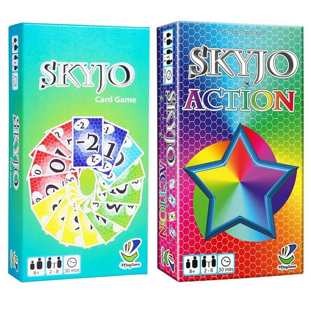 Gprince Skyjo Action Card Game English Version Board Game Multiplayer Party  Interactive Props For Family Gathering 