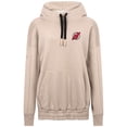 thumbnail image 2 of Women's Levelwear Khaki New Jersey Devils Waterfall Stained Glass Pullover Hoodie, 2 of 3