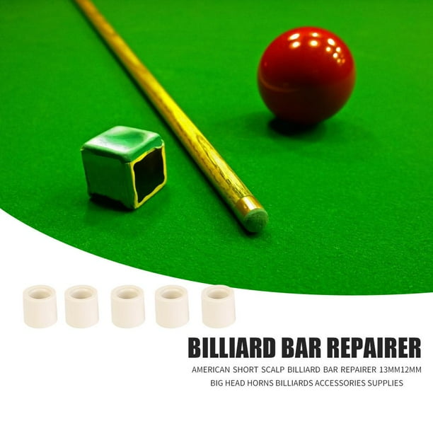 Virolas para taco de billar, 5 uds., accesorios de reparación (13mm)