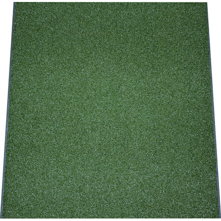 Dean Premium Heavy Duty Indoor/Outdoor Oasis Green Artificial Grass Performance Turf Carpet Runner Rug/Putting Green/Golf/Sports/Dog Mat, Size: 3' x 12' with Bound (Best Artificial Grass For Putting Green)