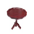 thumbnail image 1 of Mini mesa redonda para casa de muñecas - Modelo de mini mesa redonda de madera de 112 cm / Modelo de mesa de comedor para casa de muñecas Modelo de mesa redonda con encaje, 1 of 4