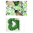 thumbnail image 5 of EUDIDV Irish Day Irish Ribbon Wreath St. Patrick's Day Wreath Wreath Door Hanging Wall Decoration St Patrick's Charm Products, 5 of 7