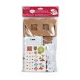 thumbnail image 1 of Holiday Time 9" Brown Gingerbread House Foam Craft Kit, Party Favors, 1 of 6